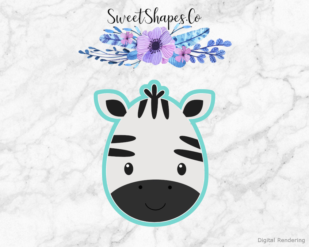 Zebra Face Cookie Cutter