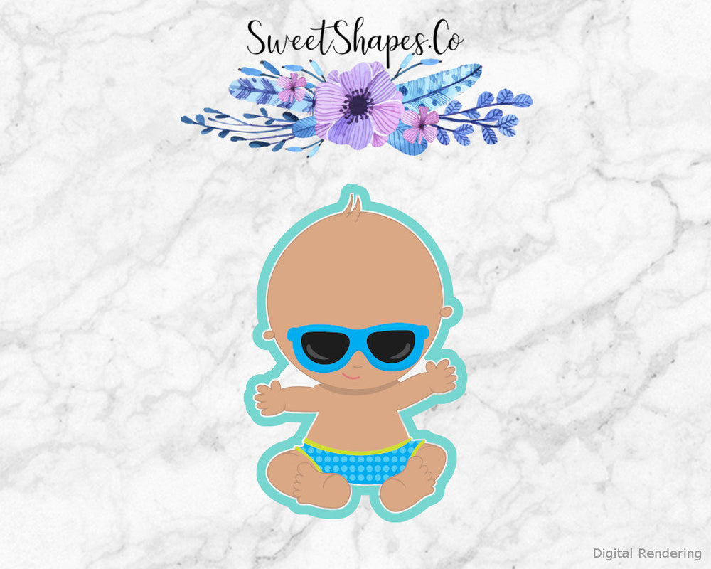 Beach Baby 7 Cookie Cutter