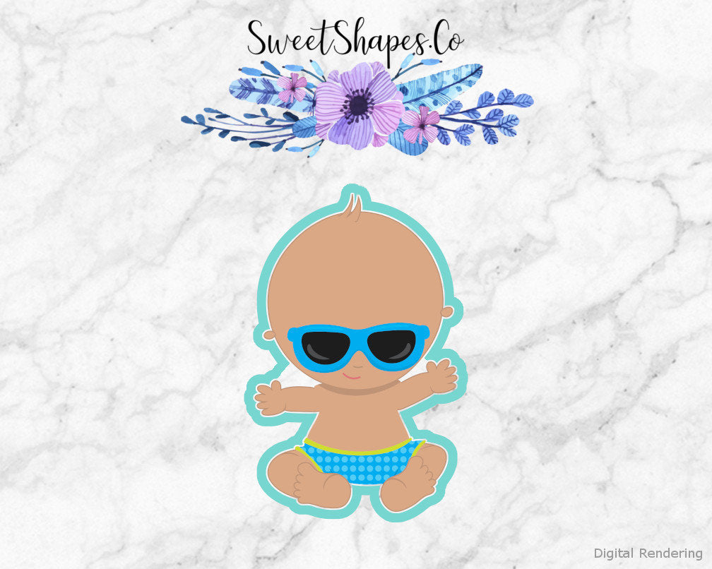 Beach Baby 7 Cookie Cutter