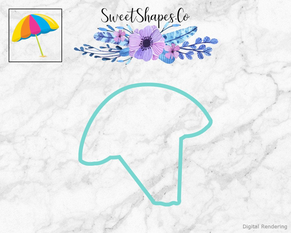 Beach Umbrella Cookie Cutter