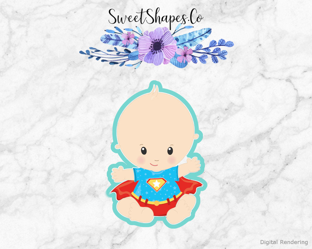 Super Hero Baby 3 Cookie Cutter