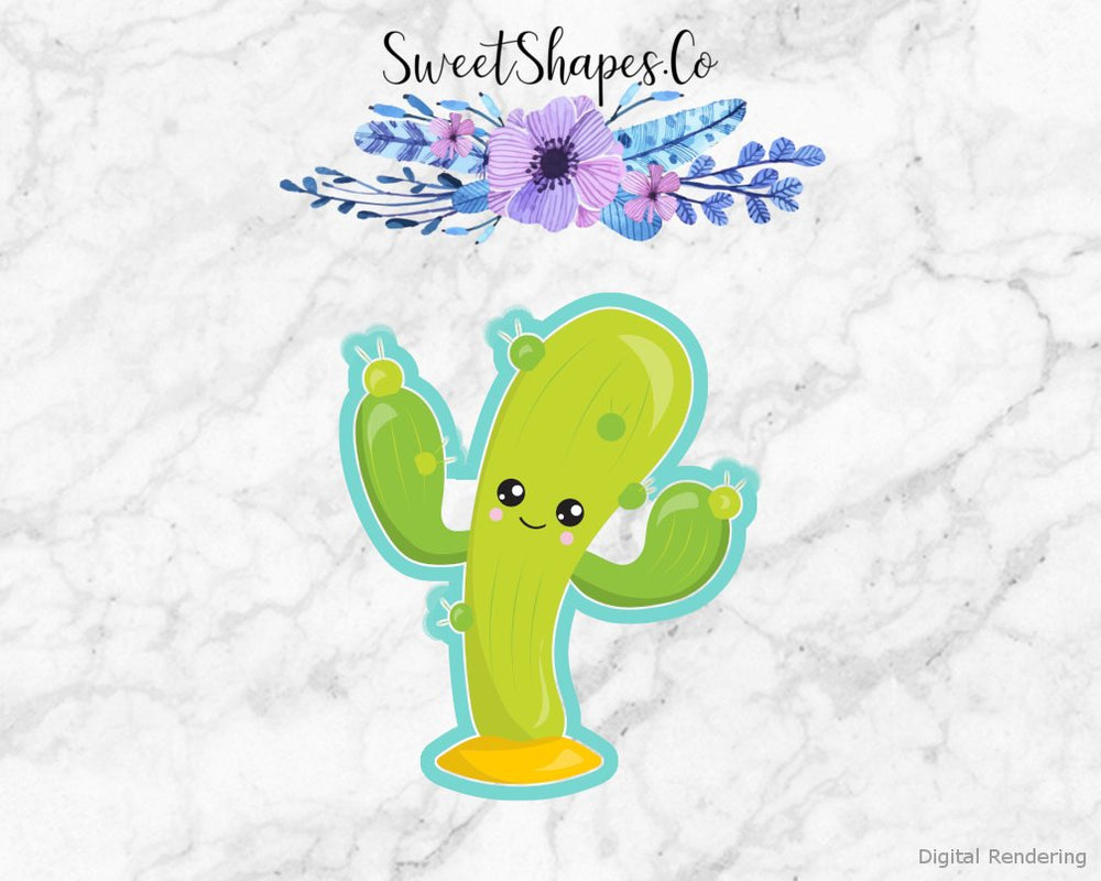 Cactus 3 Cookie Cutter