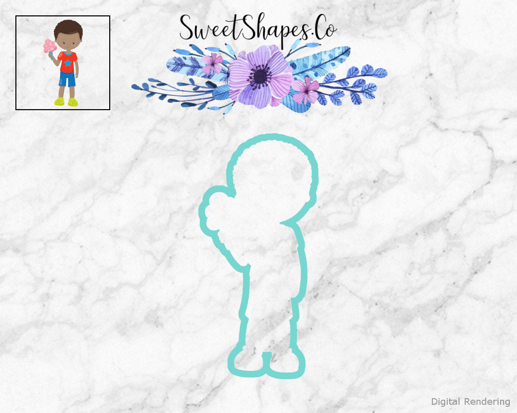 Boy with Ice Cream 2 Cookie Cutter