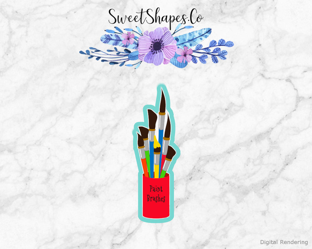 Paint Brushes Cookie Cutter