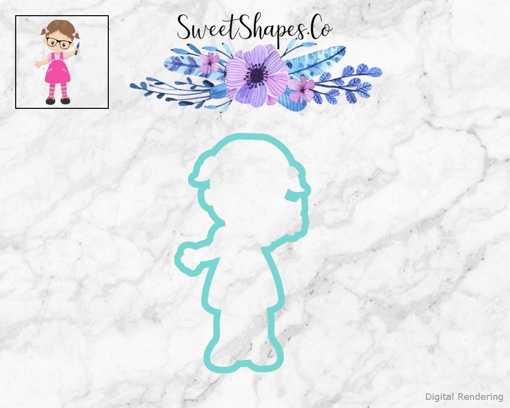 School Kid 2 Cookie Cutter