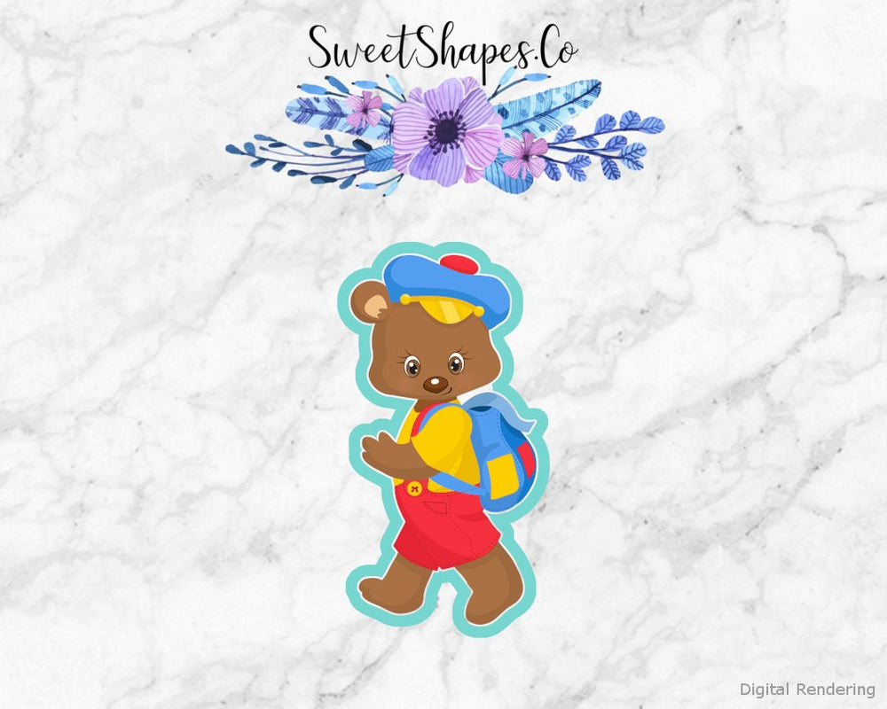 Back to School Bear Cookie Cutter