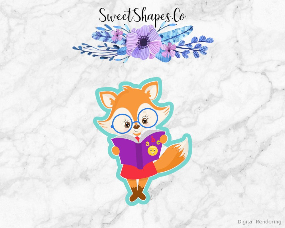Back to School Fox Cookie Cutter