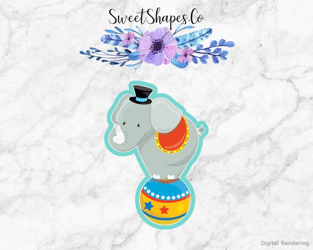 Circus Elephant 2 Cookie Cutter