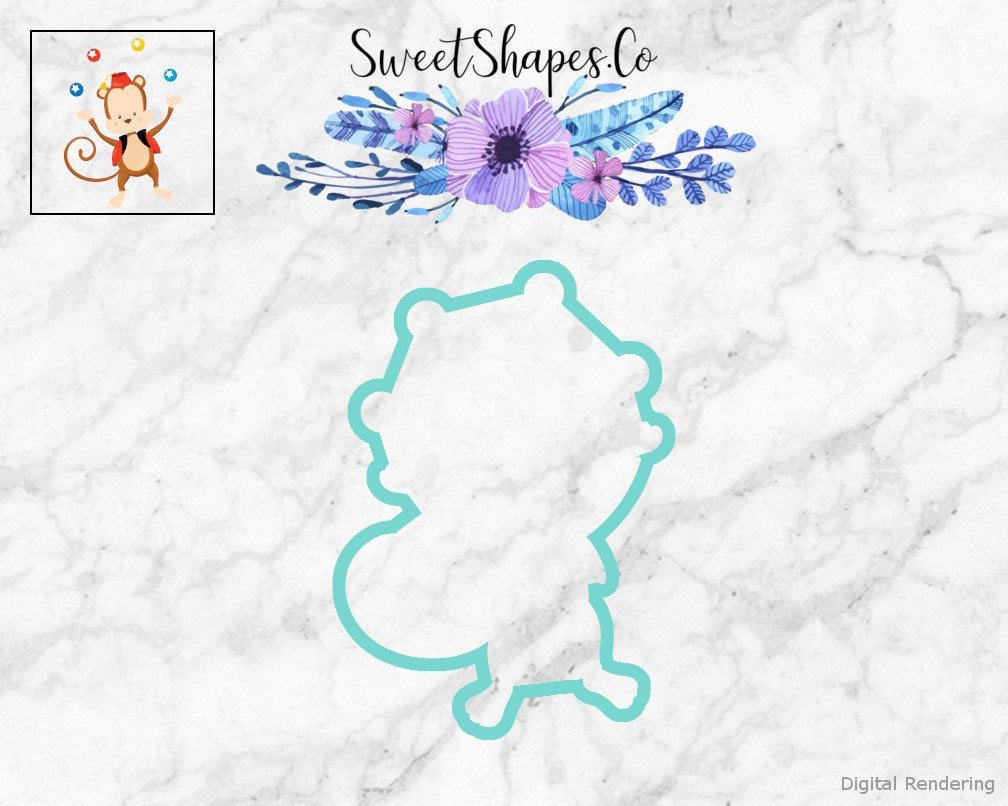 Juggling Monkey Cookie Cutter
