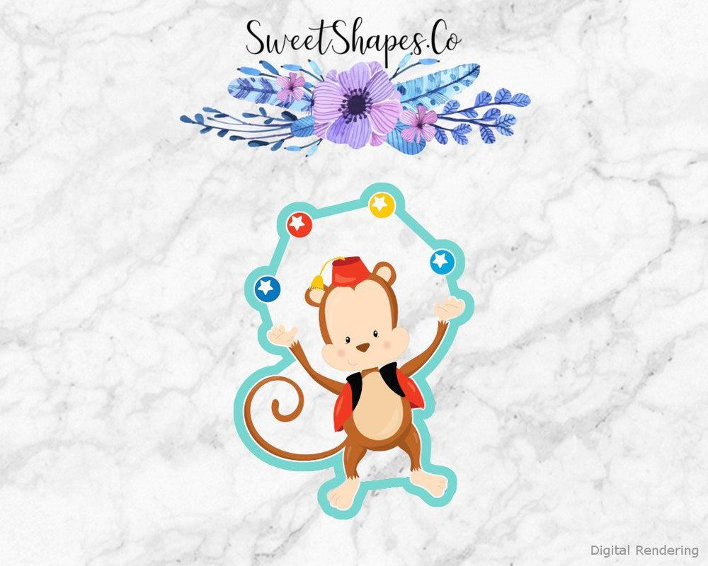 Juggling Monkey Cookie Cutter