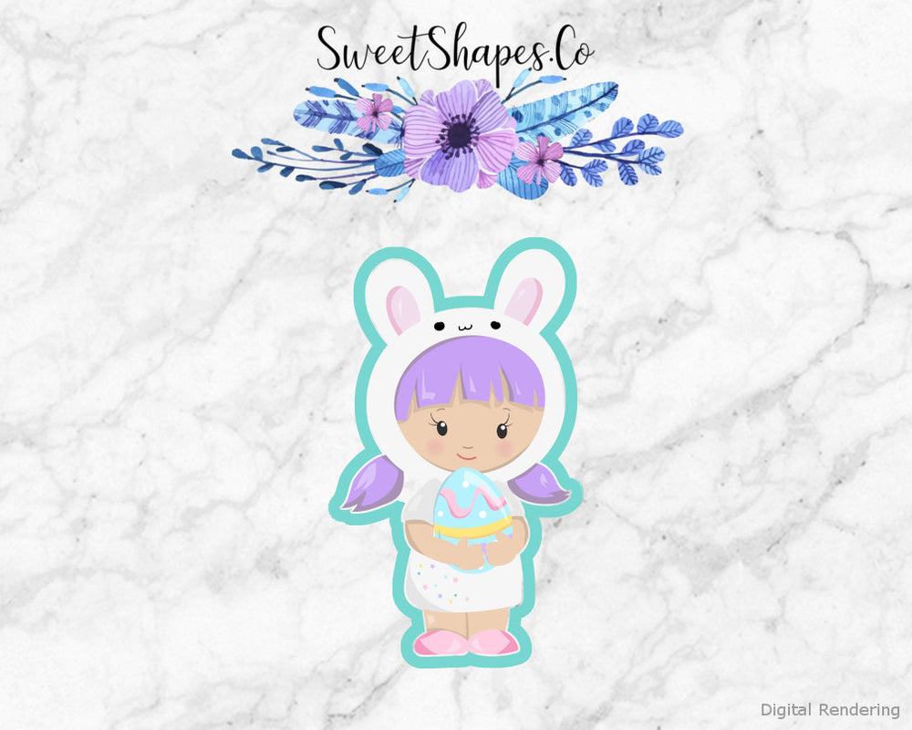Bunny Costume Kid Cookie Cutter