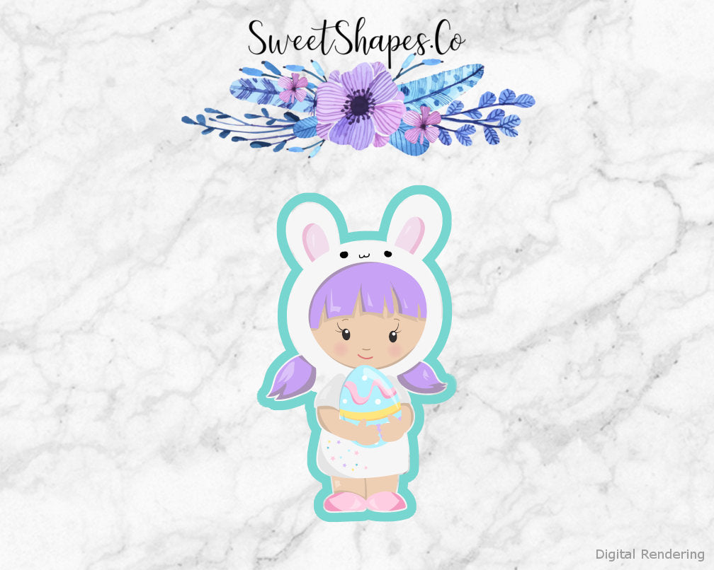 Bunny Costume Kid Cookie Cutter