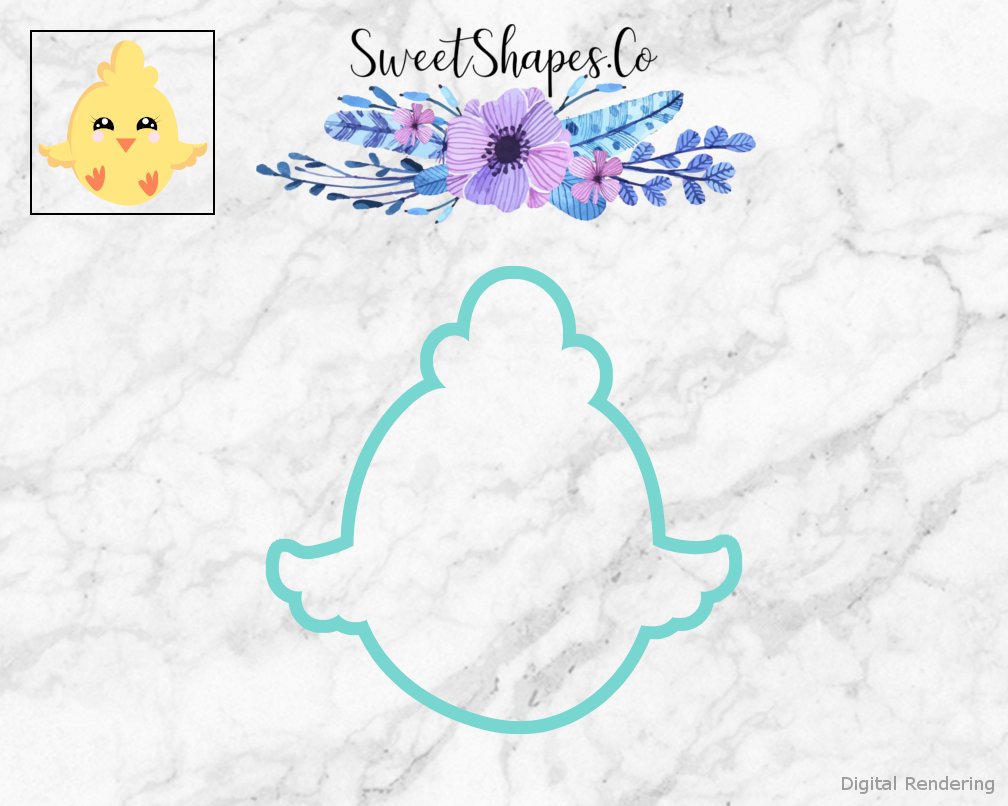 Cute Chick Cookie Cutter
