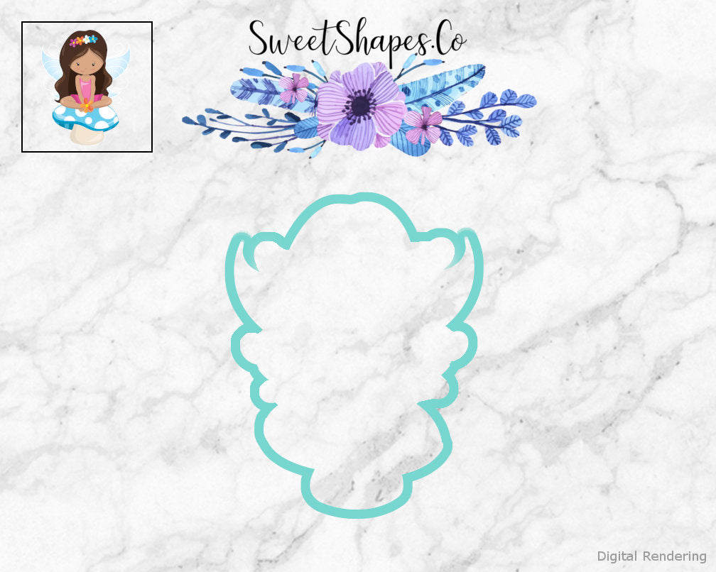 Fairy on a Mushroom Cookie Cutter