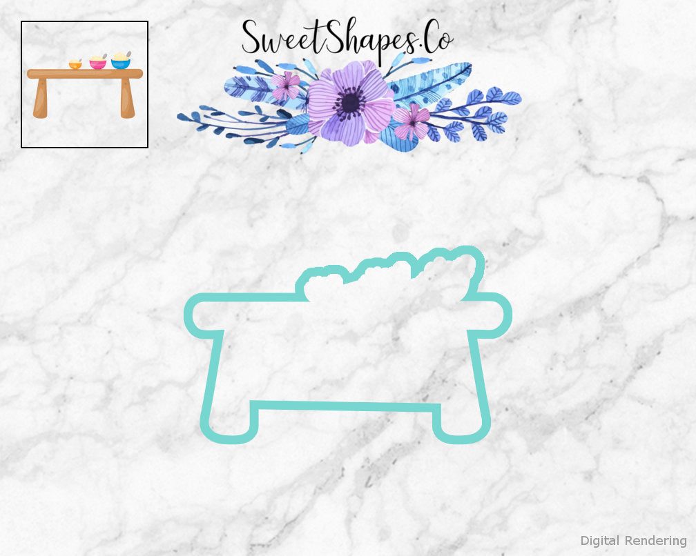 Goldilocks Bowls on the Table Cookie Cutter