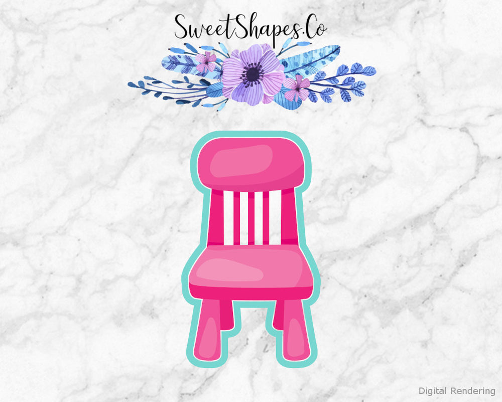 Goldilocks Mom Bear Chair Cookie Cutter