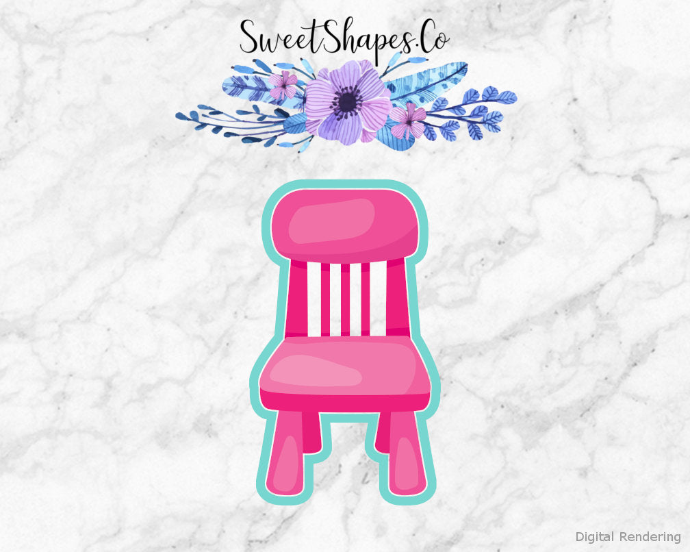 Goldilocks Mom Bear Chair Cookie Cutter