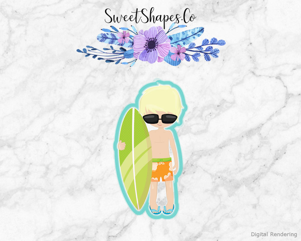 Surfer Boy 1 Cookie Cutter