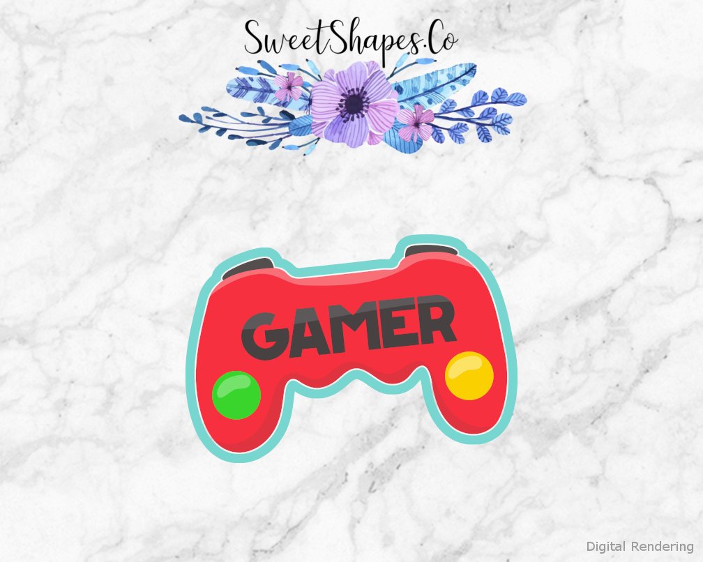 Video Game Controller 1 Cookie Cutter