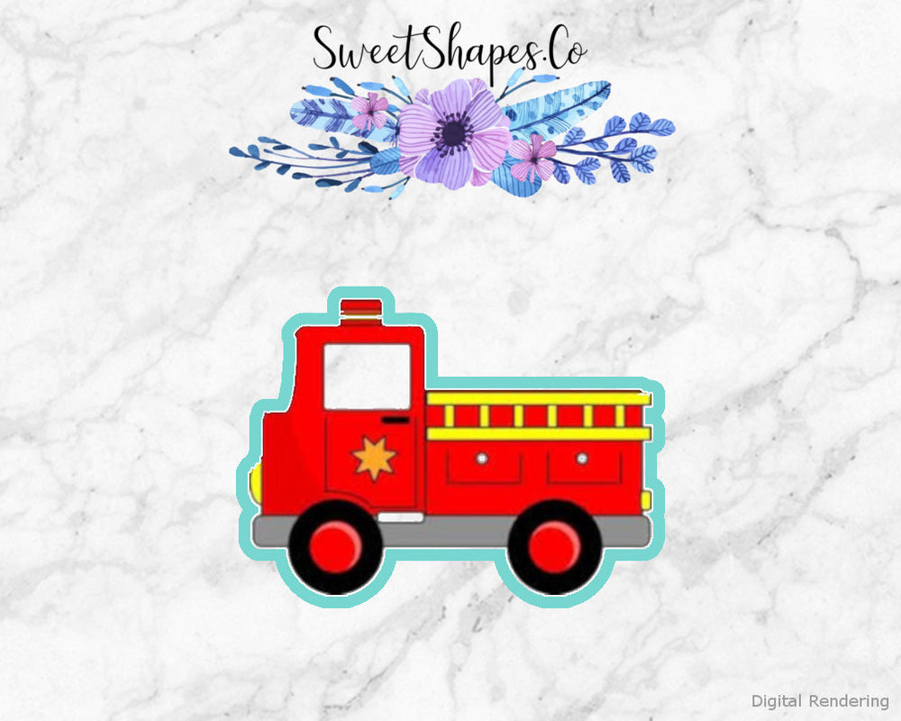 Fire Truck Cookie Cutter