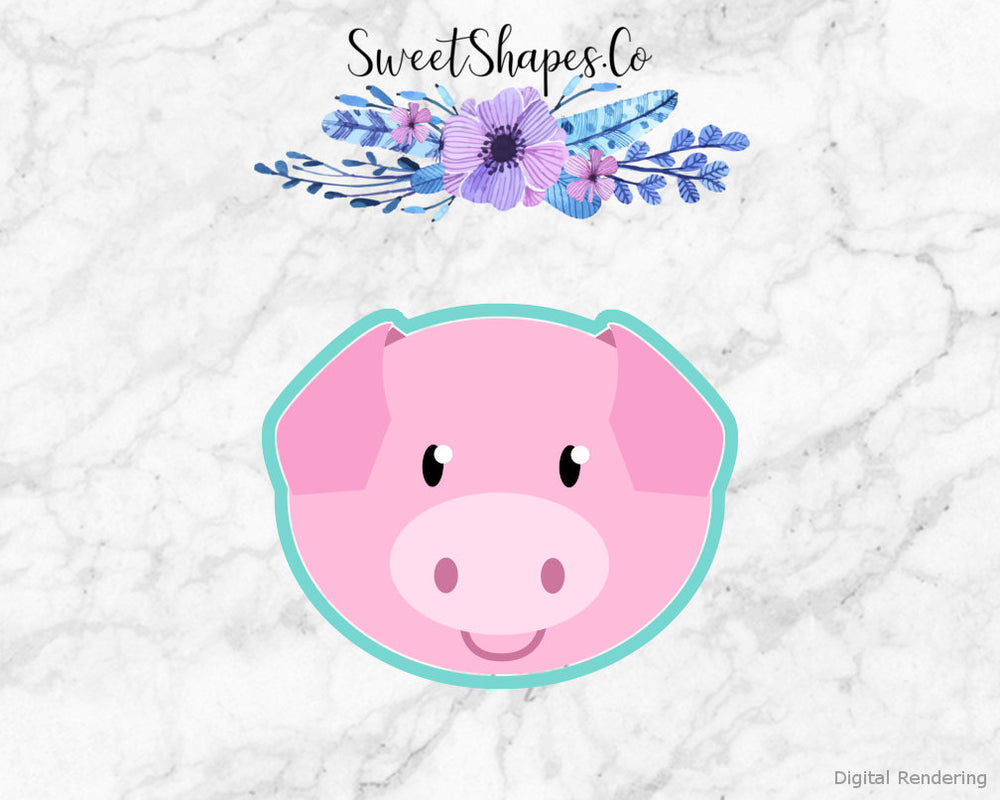 Pig Face Cookie Cutter