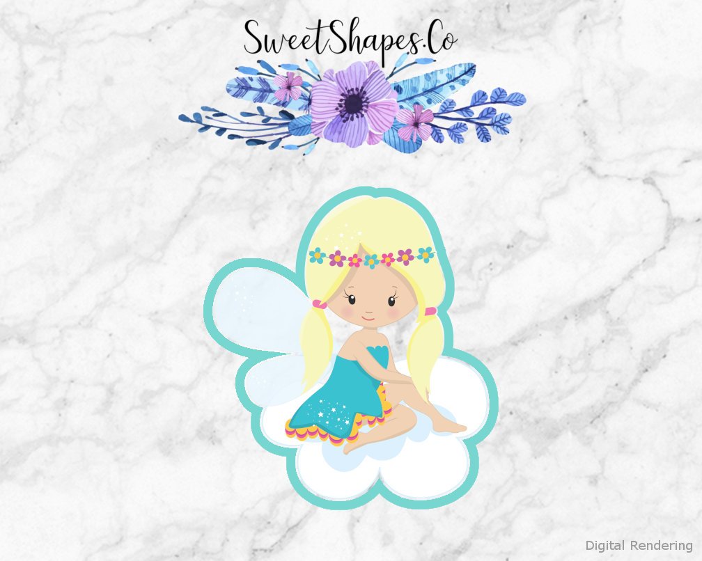 Fairy on a Cloud Cookie Cutter