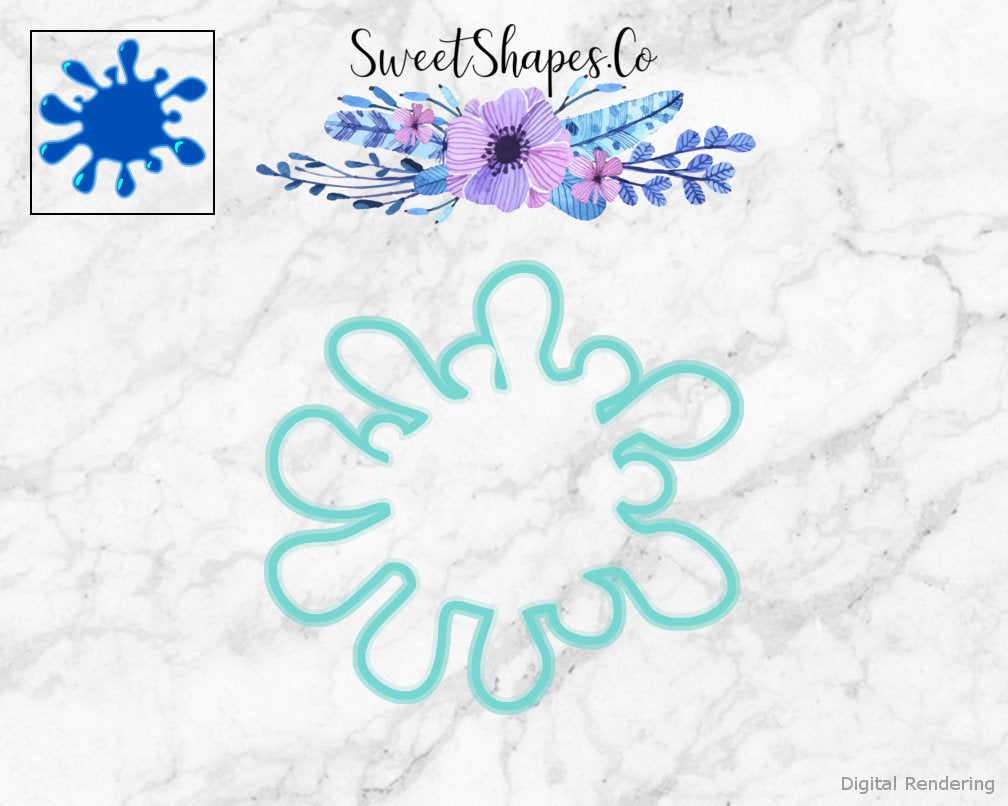 Paint Splatter Cookie Cutter