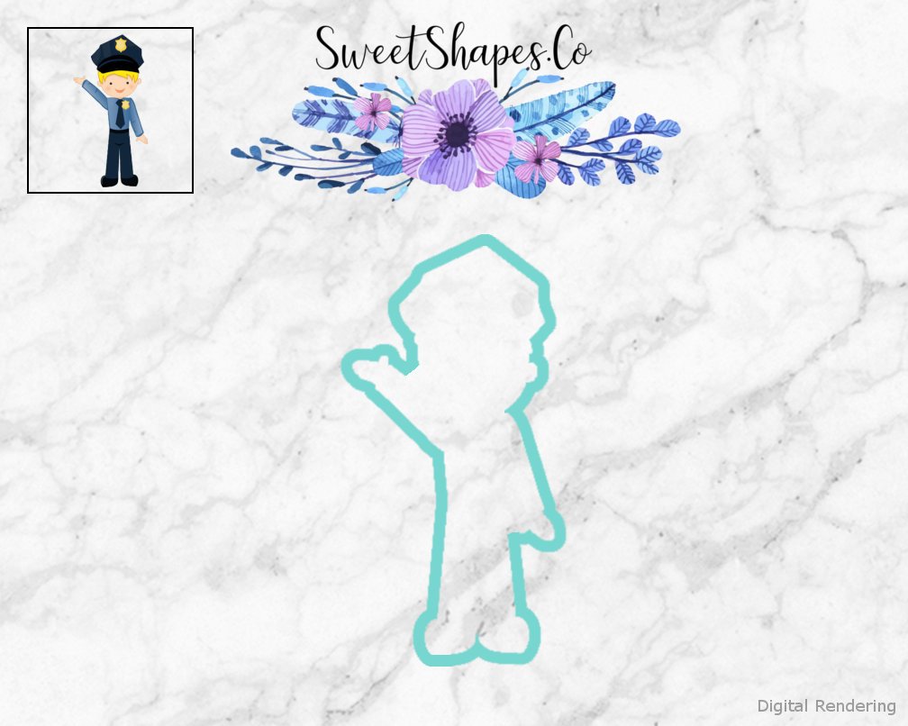 Police Person Cookie Cutter