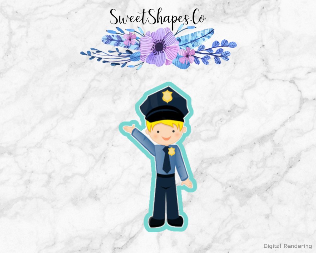 Police Person Cookie Cutter