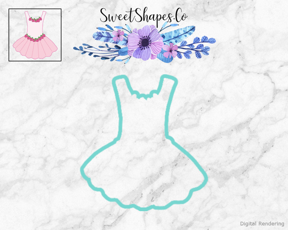 Ballerina Dress Cookie Cutter