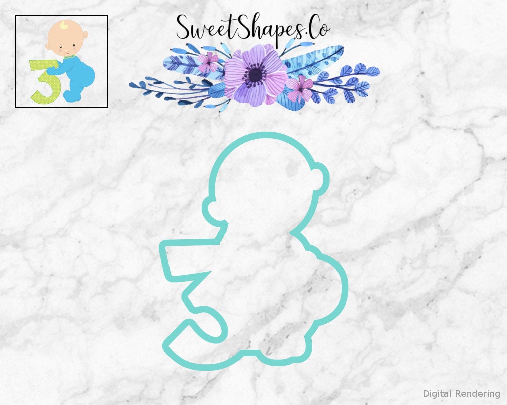 3rd Birthday Baby 1 Cookie Cutter