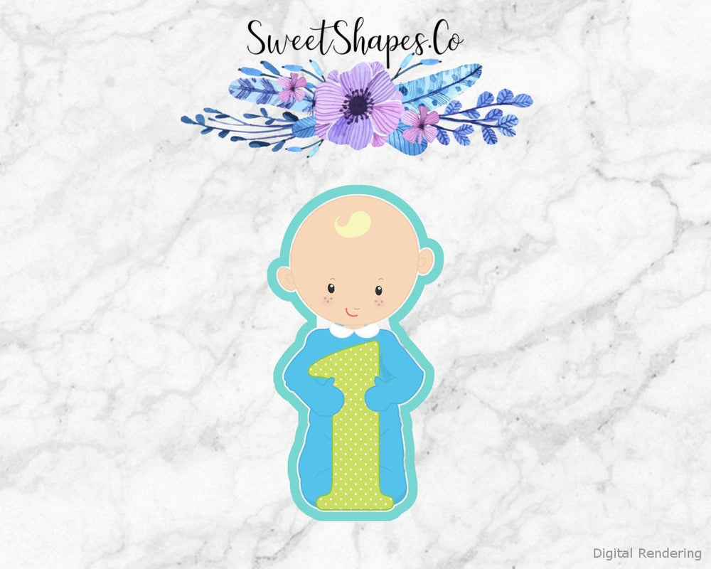 1st Birthday Baby 1 Cookie Cutter