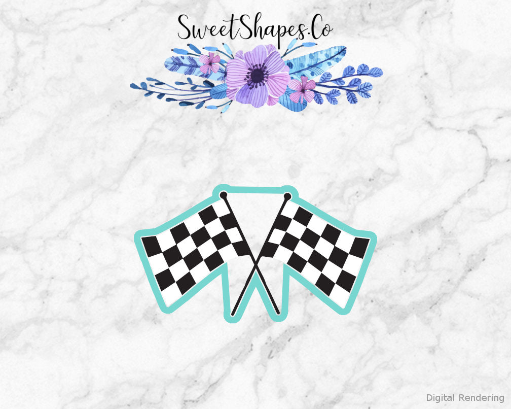 Checkered Flags Cookie Cutter