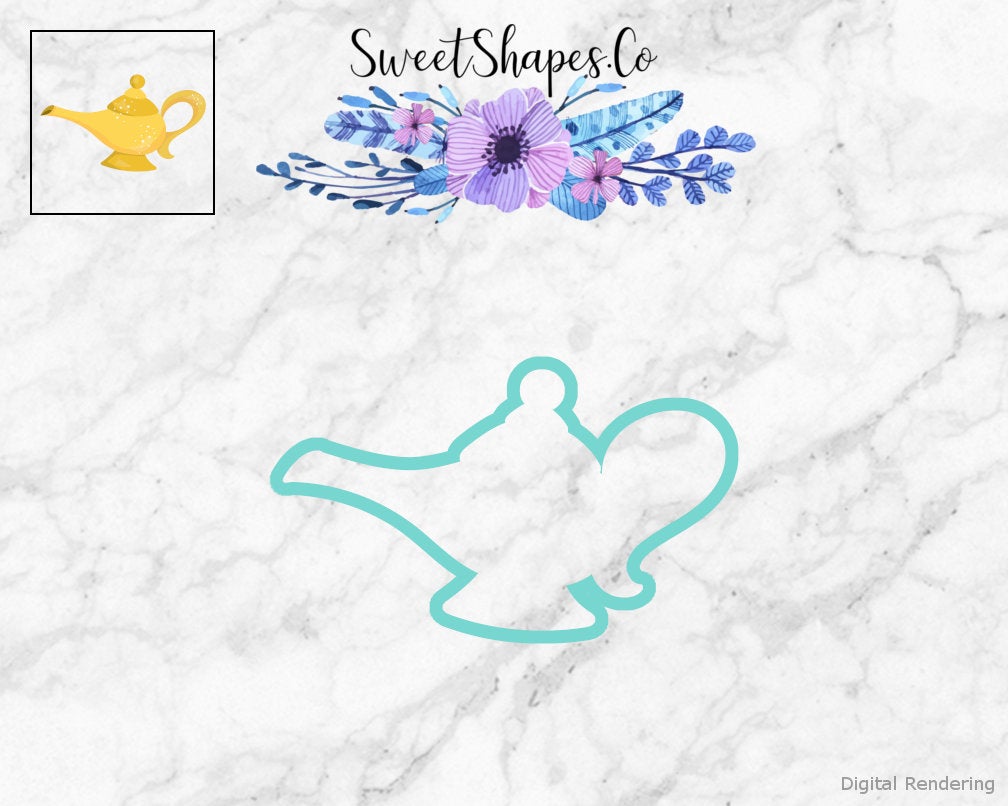 Aladdin Oil Lamp Cookie Cutter
