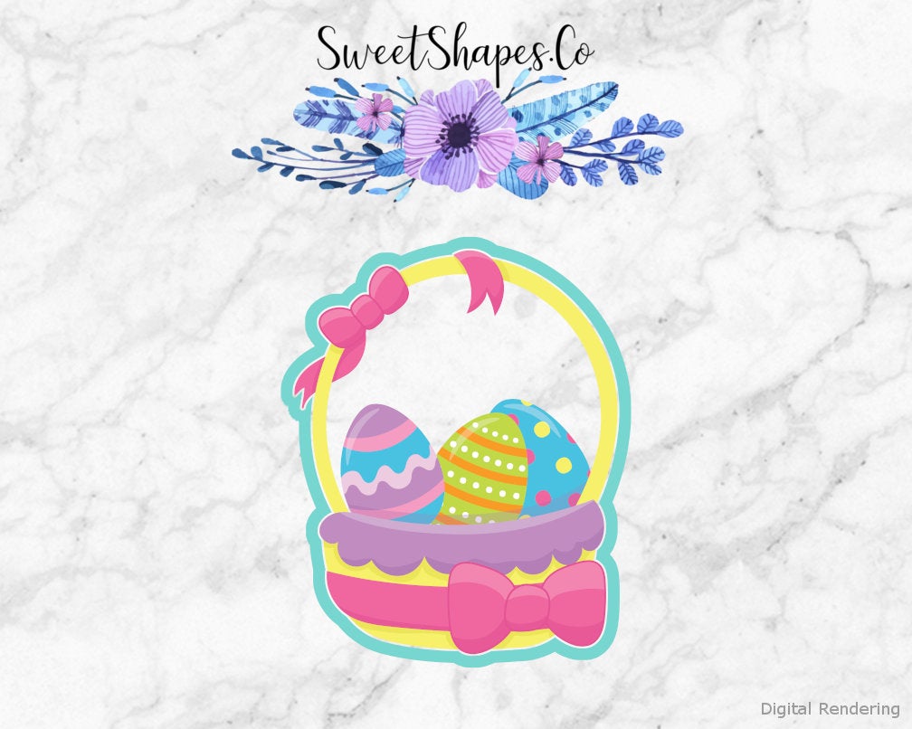 Basket of Eggs 3 Cookie Cutter