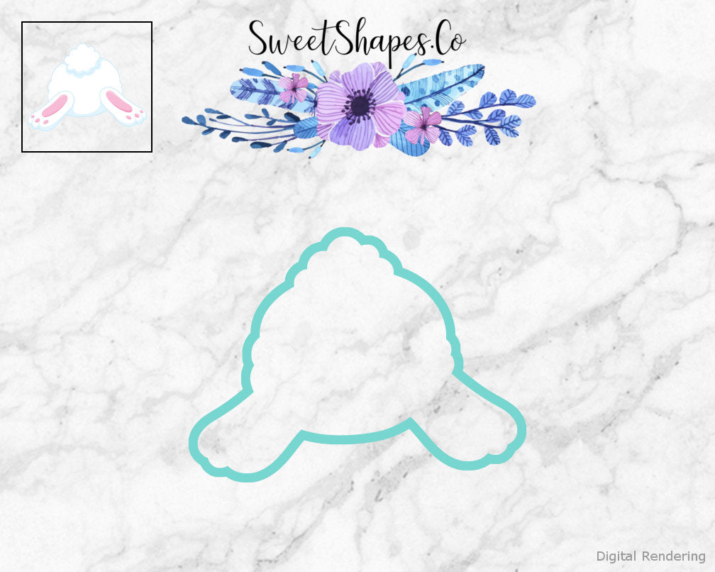 Bunny Bottom Cookie Cutter