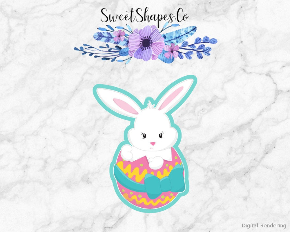 Bunny in an Egg Cookie Cutter