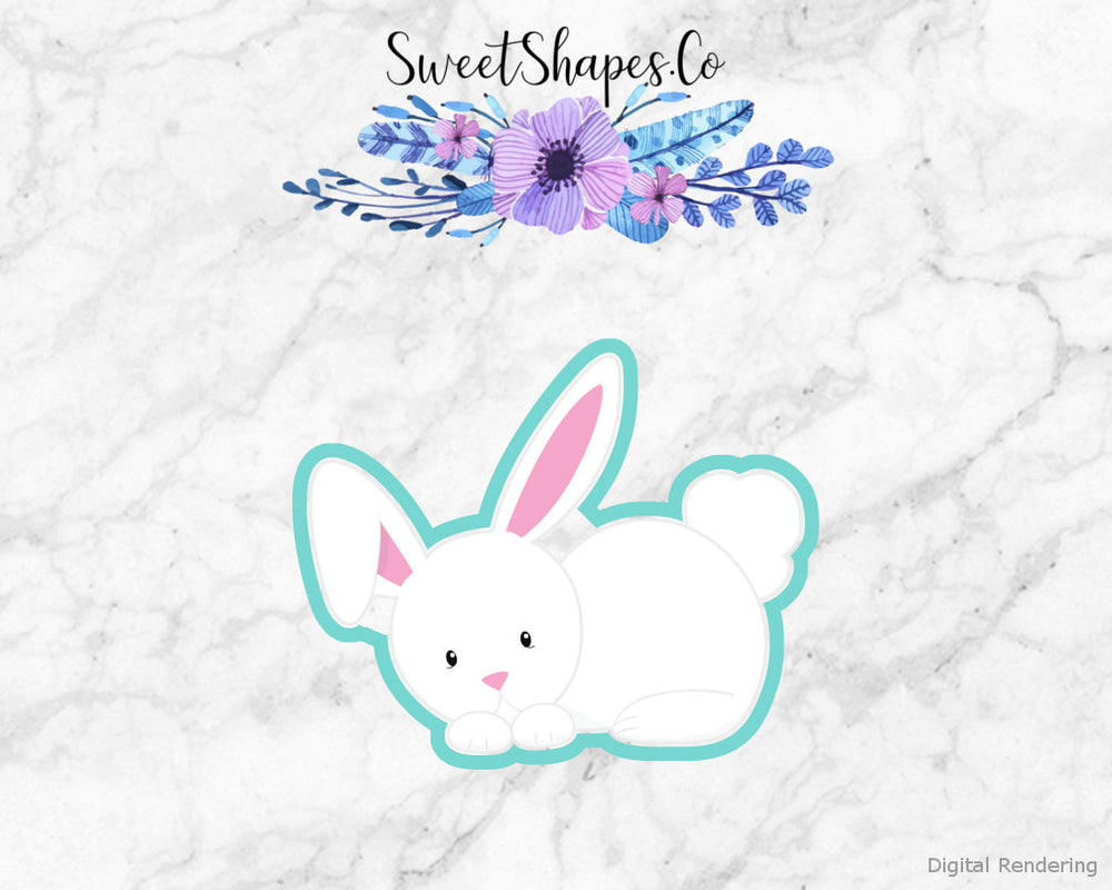 Bunny Laying Down Cookie Cutter