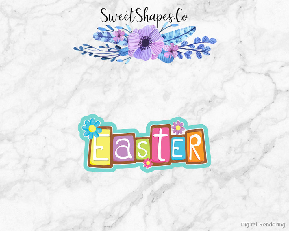 Easter Sign Cookie Cutter