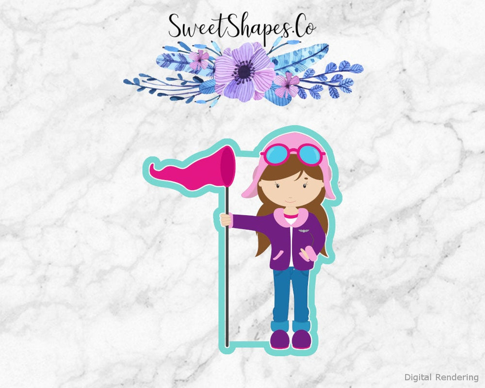 Girl Pilot 1 Cookie Cutter