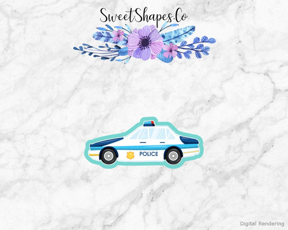 Police Car 3 Cookie Cutter