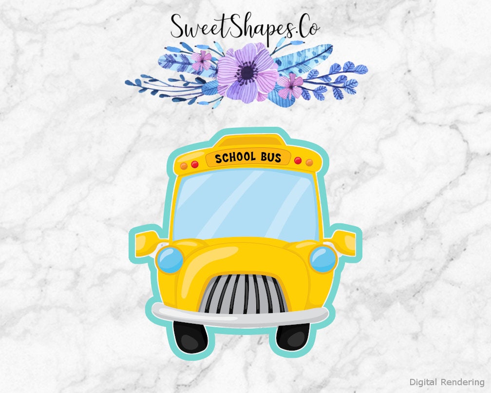 School Bus 2 Cookie Cutter
