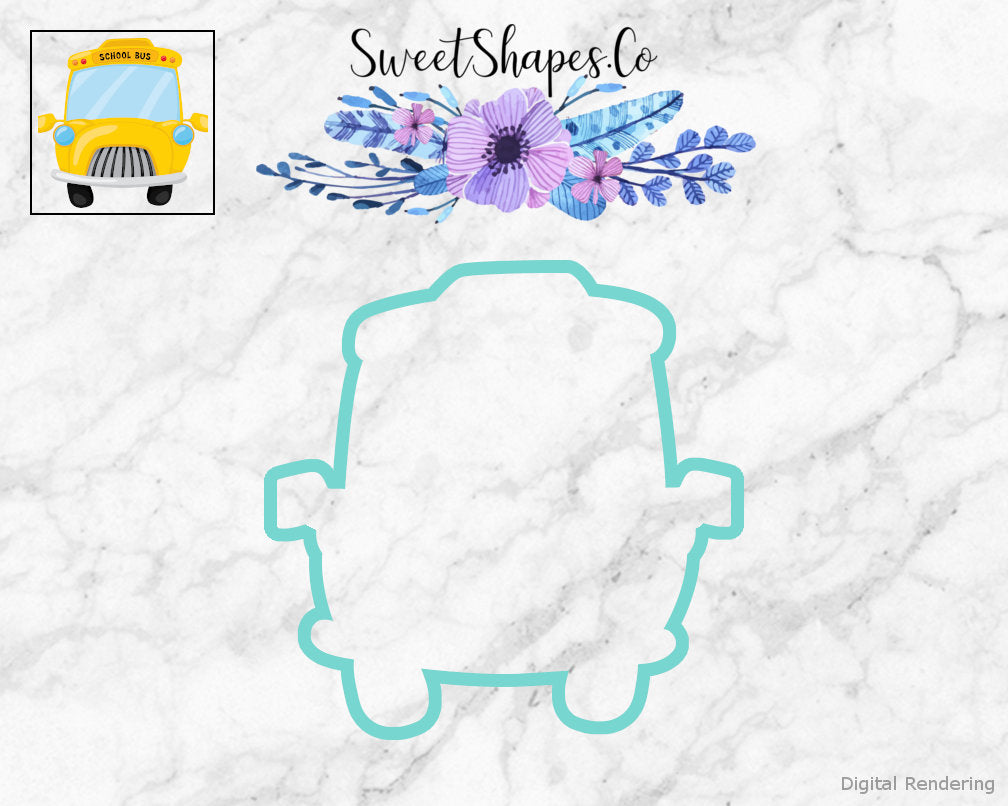 School Bus 2 Cookie Cutter