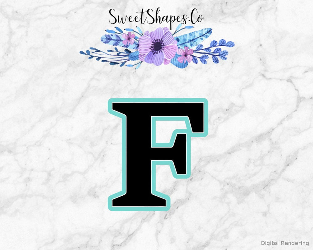 Alphabet Letter F Cookie Cutter