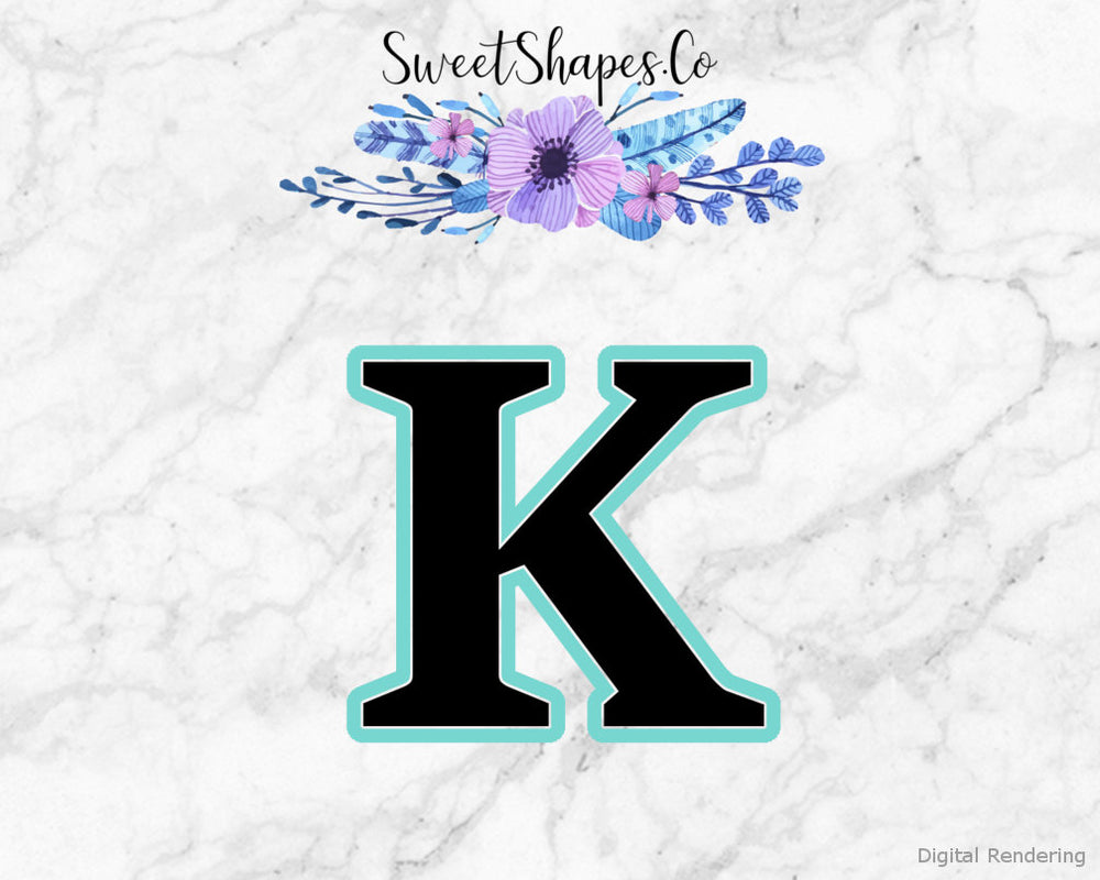 Alphabet Letter K Cookie Cutter