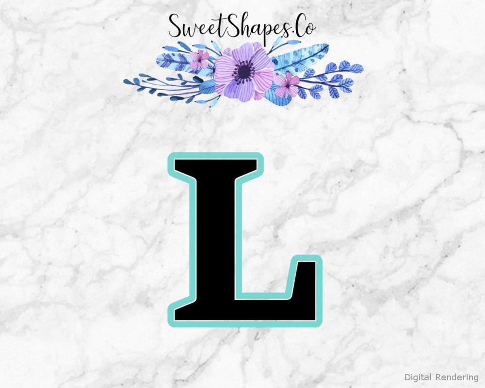 Alphabet Letter L Cookie Cutter
