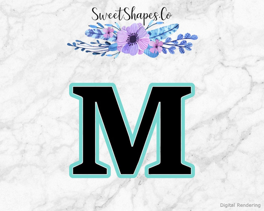 Alphabet Letter M Cookie Cutter
