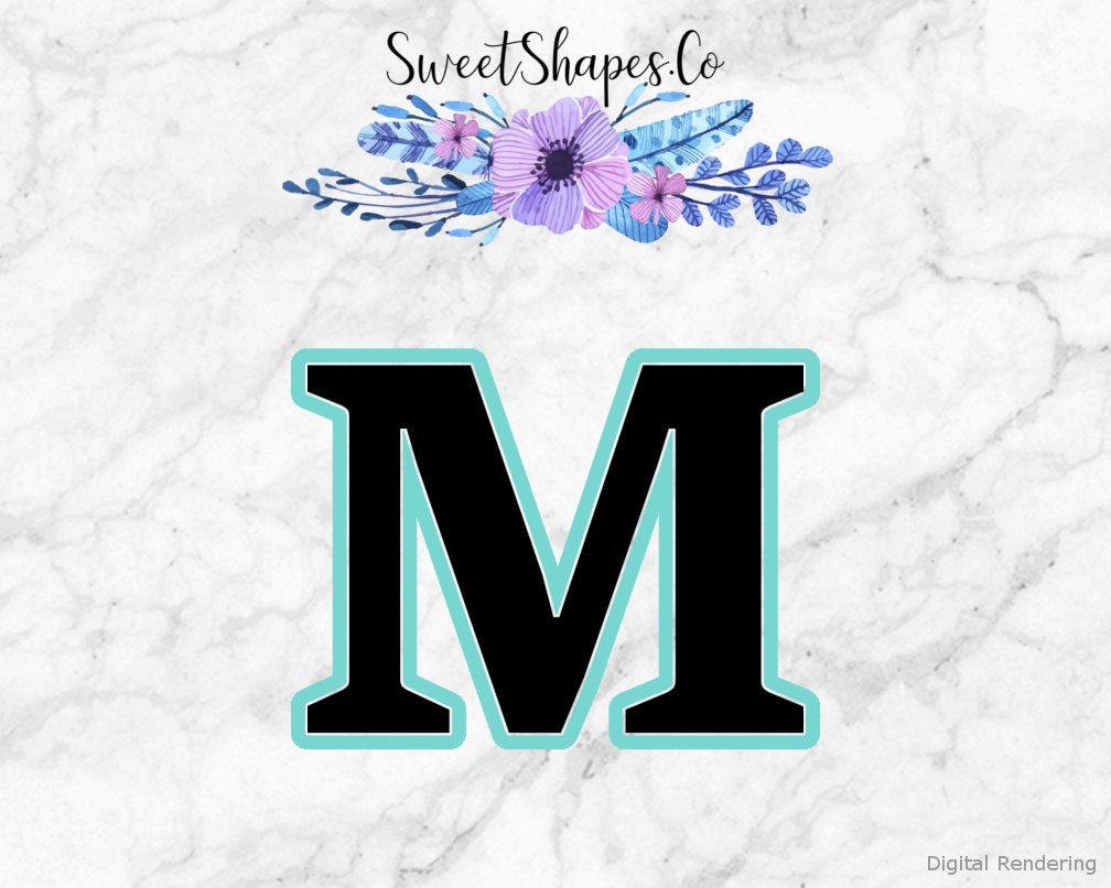 Alphabet Letter M Cookie Cutter