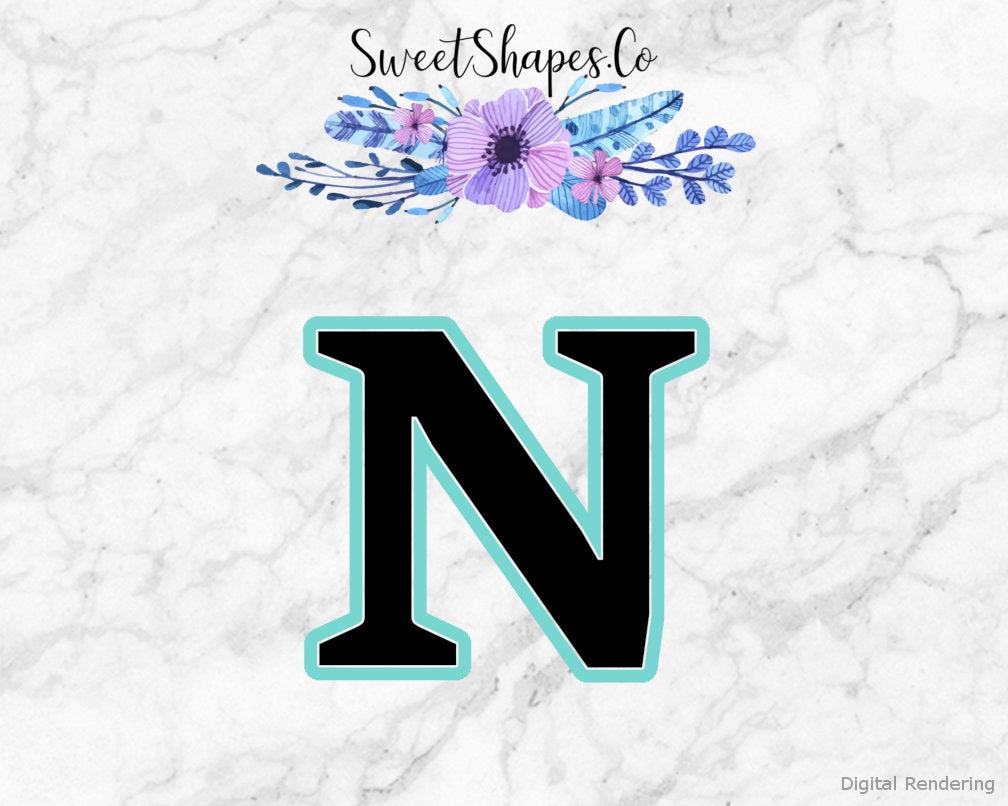 Alphabet Letter N Cookie Cutter