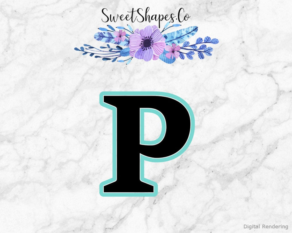 Alphabet Letter P Cookie Cutter
